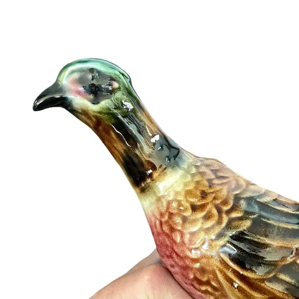 Vintage Bird Planter Pheasant Ceramic Mid Century Stanford Pottery? Decor READ